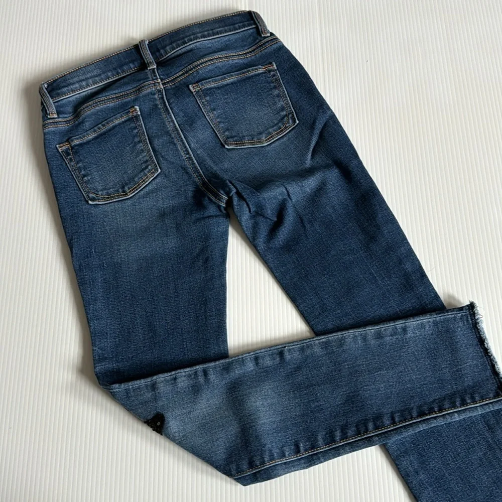 Old Navy Rockstar Jeggings with black sequins star patch.  Girls size 10